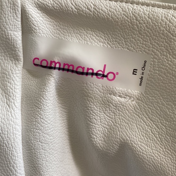 Commando faux leather paper bag pant in white size medium - Picture 5 of 6